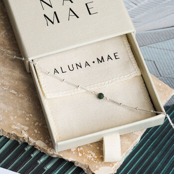 May Birthstone Emerald Sterling Silver Bracelet, 4 of 5