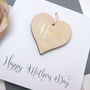Grandma Mothers Day Wooden Heart Card, thumbnail 7 of 9