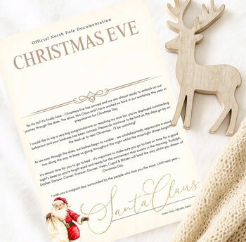 Personalised Nice List Letter From Santa Claus, 3 of 4