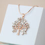Sparkly Tree Pendant Necklace, thumbnail 1 of 5