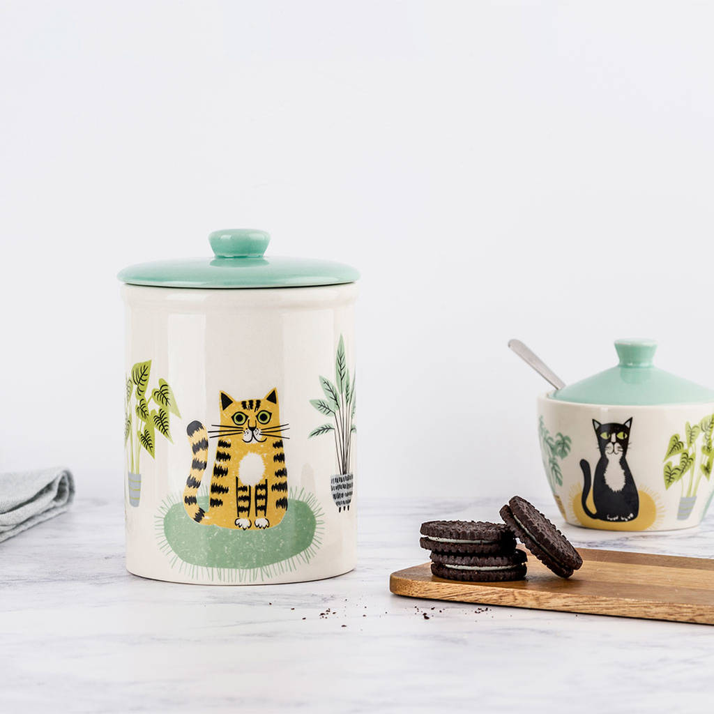 Handmade Ceramic Cat Storage Jar, 1 of 4