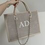 Personalised Square Large Chain Tote Bag, thumbnail 1 of 6