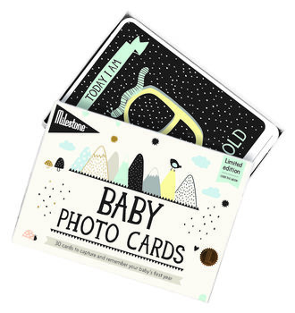 Milestone Baby Card Record Set Of 30, 7 of 9