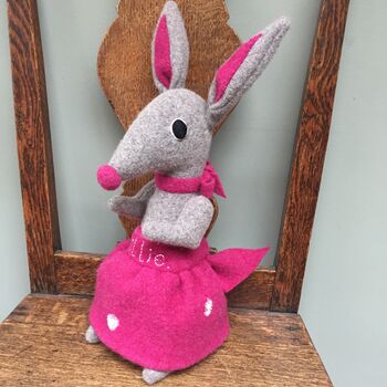 Bunny Rabbit Soft Toy Handmade And Personalised, 9 of 11