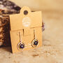 Crystal Hoop And Dangle Earrings – Silver Plated, thumbnail 2 of 10