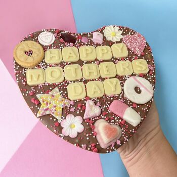 Happy Mothers Day Belgian Chocolate Heart, 2 of 3