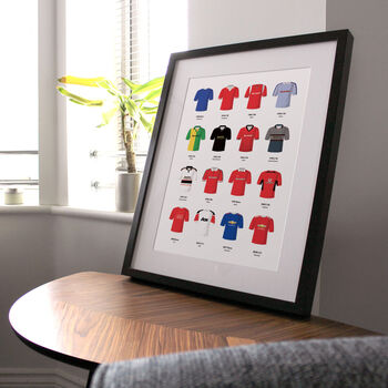 Classic Football Kits Team Print, 3 of 8