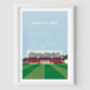 Personalised Football Stadium Art Print Gift Request Any Stadium, thumbnail 7 of 11