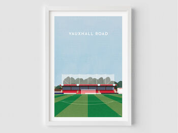 Personalised Football Stadium Art Print Gift Request Any Stadium, 7 of 11