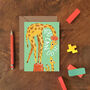 'You Can Do It' Giraffe Greetings Card, thumbnail 1 of 2