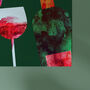More Wine! Illustrated Wine Print, thumbnail 5 of 6