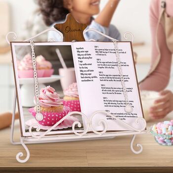 Personalised Star Baker Cook Book Stand, 3 of 6