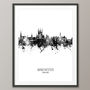 Winchester Skyline Portrait Print And Box Canvas, thumbnail 4 of 5