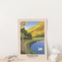Thames Path National Trail Travel Poster, thumbnail 2 of 8
