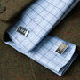 Personalised Silver Rectangle Cufflinks And Gift Box, thumbnail 1 of 8