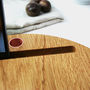 Oak And Copper Personalised Chopping Board iPad Stand, thumbnail 3 of 3