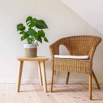 Pack Of Two Jute Rope Plant Basket Indoor Planters, 4 of 8