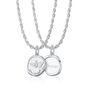 Engraved Sterling Silver Manifest Change Necklace, thumbnail 5 of 6