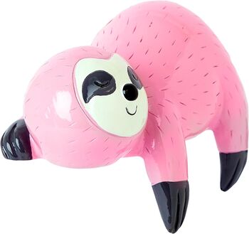 Pink Or Grey Sloth Money Box, 10 of 12