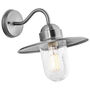 Brushed Steel Outdoor Fisherman's Wall Light, thumbnail 2 of 6