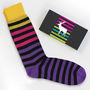 A Treat For Your Feet Men's Luxury Stripe Socks, thumbnail 5 of 6