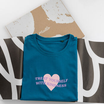 Treat Yourself With Kindness Cotton T Shirt, 2 of 6