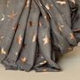 Antique Stars Print Scarf In Dark Silver, thumbnail 3 of 4