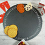 Merry Christmas Round Slate Cheese Board, thumbnail 1 of 6