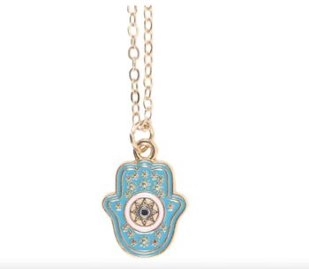 Hamsa Necklace Greetings Card And Envelope, 5 of 6