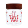 Reasons Why I Love You Glass Jar And Paper Hearts, thumbnail 6 of 9