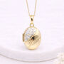 Personalised 9ct Mixed Yellow Gold Oval Mum Locket Necklace With Photos, thumbnail 1 of 6