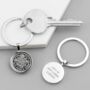 Personalised Lucky Sixpence Keyring, thumbnail 1 of 5