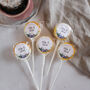 Personalised Succulent Themed Wedding Favour Lollipops, thumbnail 3 of 5