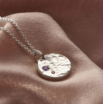 Confetti Mummy And Family Birthstone Necklace, 3 of 5