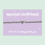 Special Girlfriend Heart Beaded Stretch Bracelet, thumbnail 1 of 5