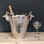Large Silver Stag Wine Cooler, thumbnail 1 of 2