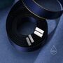 Sterling Silver Chunky Geometric Bar Stud Earrings, thumbnail 5 of 11