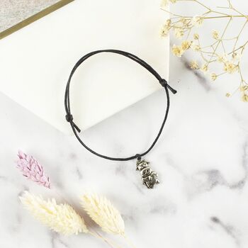 Happy Christmoose Cow Charm Wish Bracelet And Card, 2 of 4