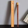 Engraved Wooden Chopsticks Gift Set With Bamboo Box, thumbnail 2 of 5