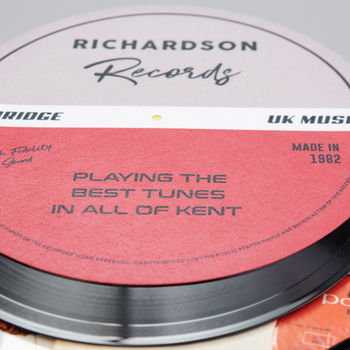 Personalised Vinyl Record Slipmat, 3 of 7