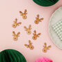 Christmas Rudolph Reindeer Wooden Table Confetti, thumbnail 2 of 5