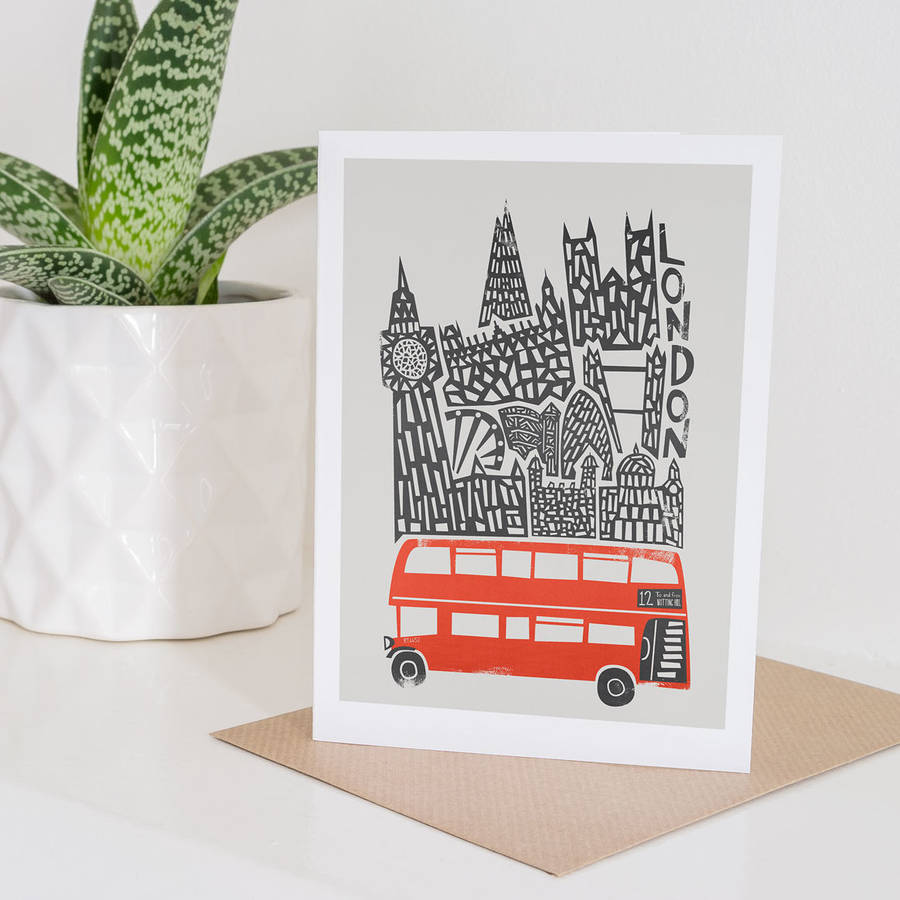 London Greetings Card By Fox & Velvet