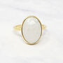 Statement Rainbow Moonstone June Birthstone Ring, thumbnail 5 of 8