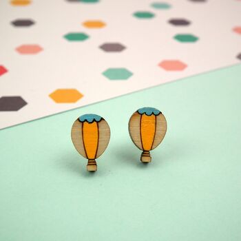 Hot Air Balloon Earrings, 3 of 4