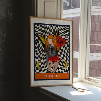 The Riot Tarot Card Music Gift Print, 2 of 2