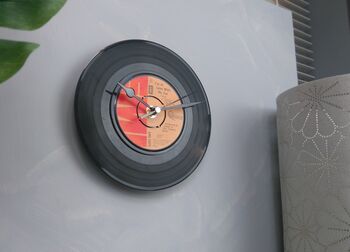 Vinyl Record Wall Desk Clock, 2 of 12