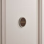 Personalised Brass Door Plaque Sign With Leather Insert, thumbnail 3 of 8