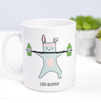 'Gin Bunny' Gin Mug, 4 of 6