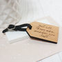 Personalised Travel Quote Luggage Tag, thumbnail 1 of 2