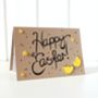 Happy Easter Card, Hand Lettered Card With Easter Eggs, thumbnail 5 of 8